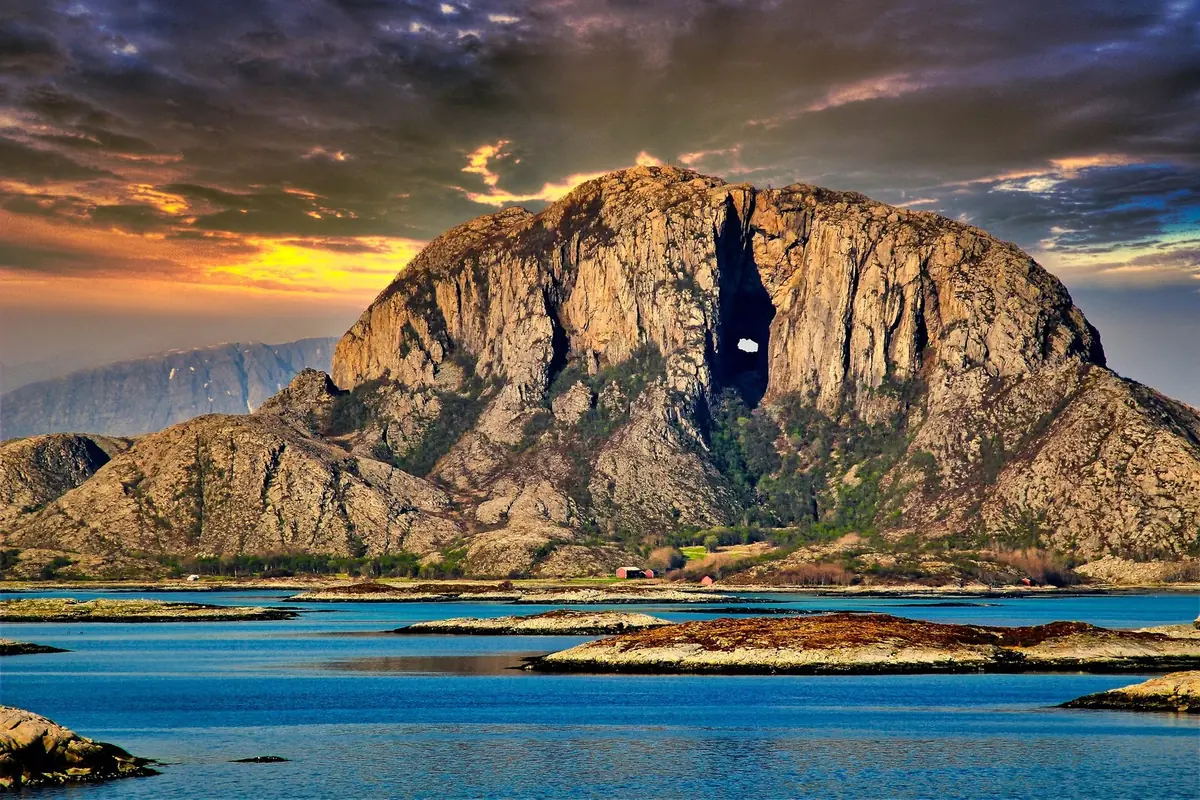 Torghatten: the mountain with a hole through its centre