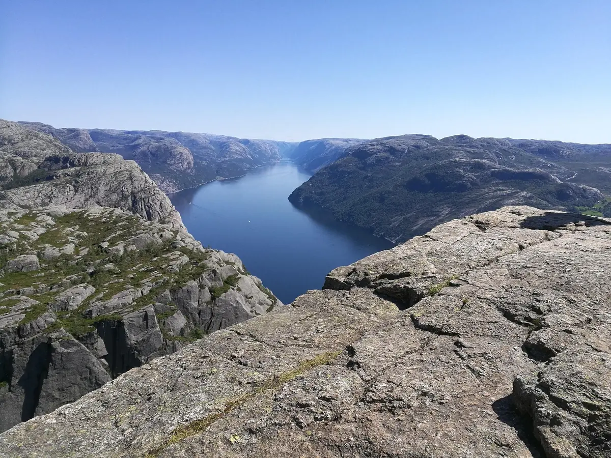Lysefjord, seen from Preikestolen