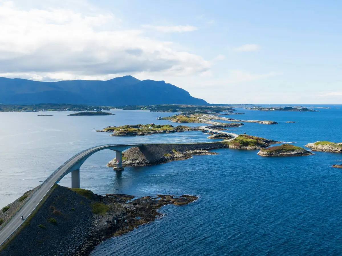 The Atlantic Road: bridges linking the islands off Averøy