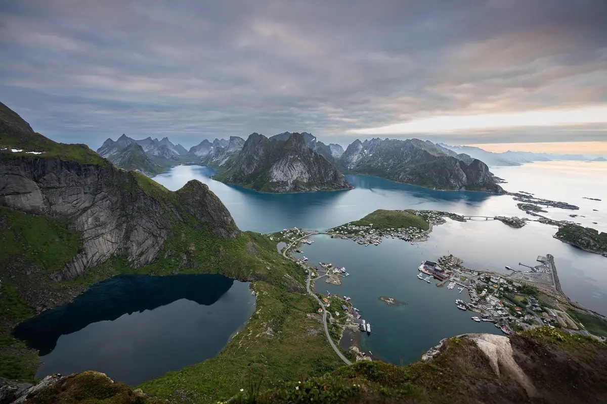 Lofoten: the view over Reine